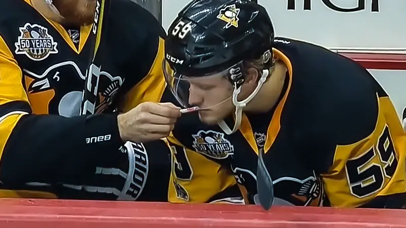 Hockey Players Use Smelling Salts