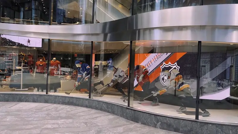 the NHL Headquarters in New York