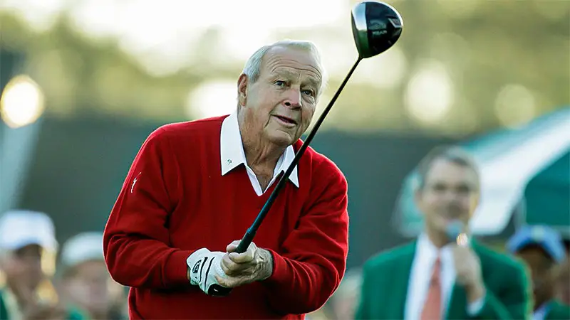 Arnold Palmer's Unconventional Leg Lift