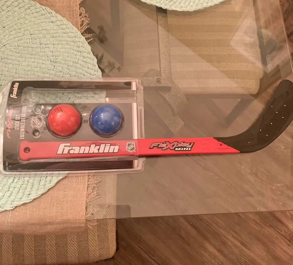 Franklin Sports Mini Hockey Flex Stick and Ball Set