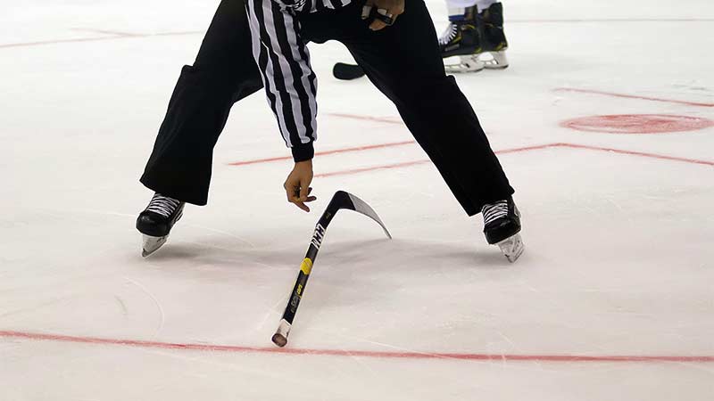 Why Do Hockey Players Leave Their Sticks on the Ice