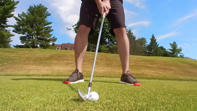 ball striking golf