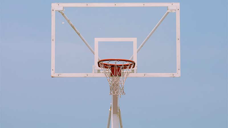 removing basketball hoop
