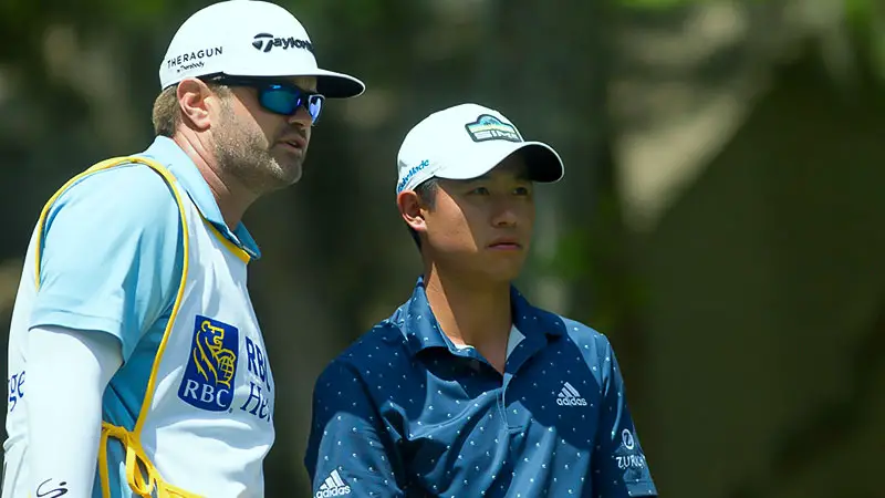 collin morikawa caddie