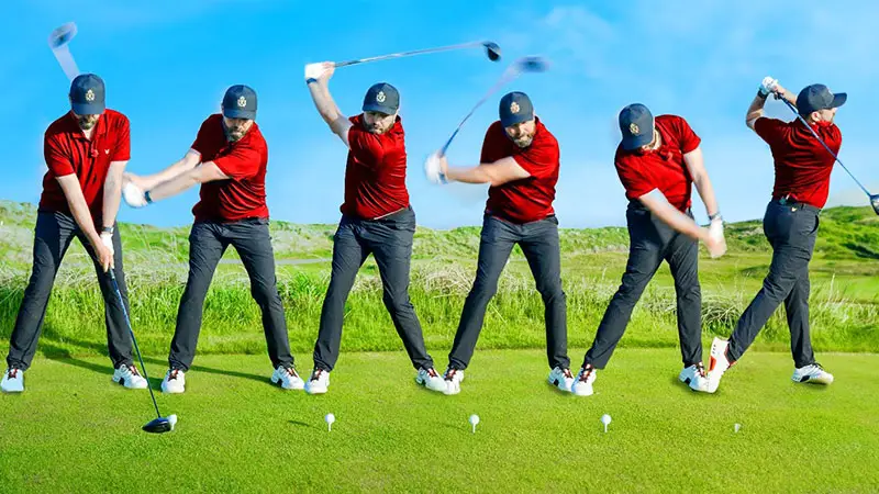 golf stances for each club