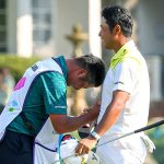 hideki matsuyama caddie bow