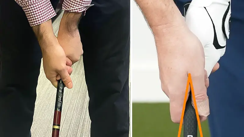 golf grip strong vs weak