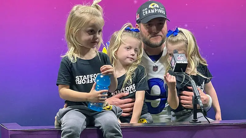 matthew stafford family