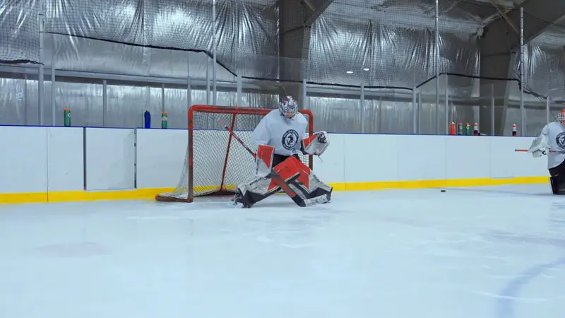 Hockey Goalies Scrape the Ice